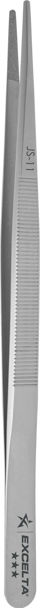 Excelta JS - 11 Forceps - Gemologist - .071" Tip - SS - Starlight Coated MTESolutions