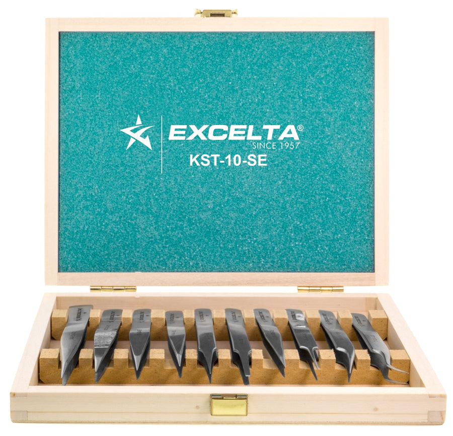 Excelta KST - 10 - SE Tweezer Kitset - 1 Star - Anti - Mag. SS - 10 Pc MTESolutions