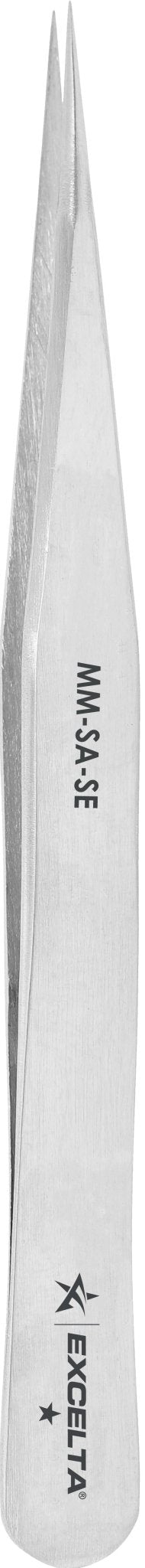 Excelta MM - SA - SE Tweezers - 1 Star Straight Strong Fine Point - Anti - Mag. SS,  MTESolutions