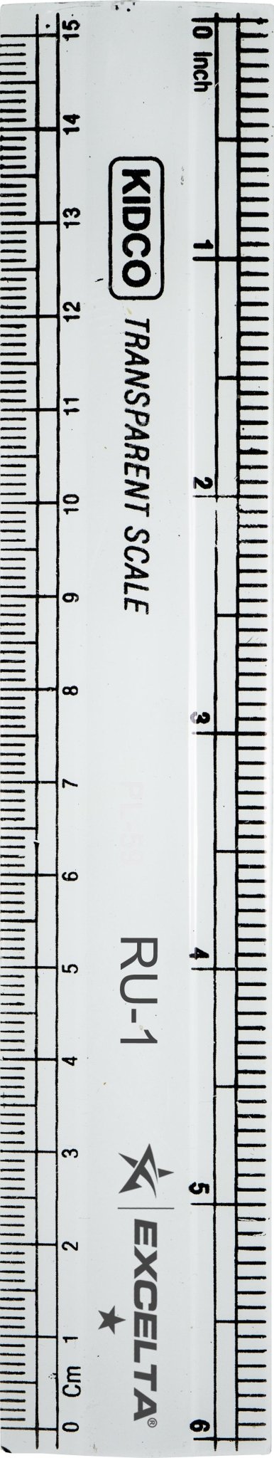 Excelta RU - 1 Ruler - Straight - Plastic MTESolutions