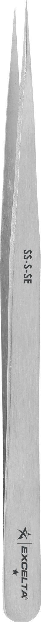 Excelta SS - S - SE Tweezers - 1 Star Straight Slim Very Fine Point - Anti - Mag. SS, MTESolutions