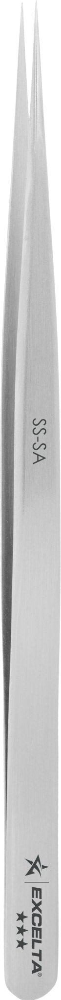 Excelta SS - SA Tweezers - 3 Star Straight Slim Very Fine Point Anti - Mag. SS MTESolutions