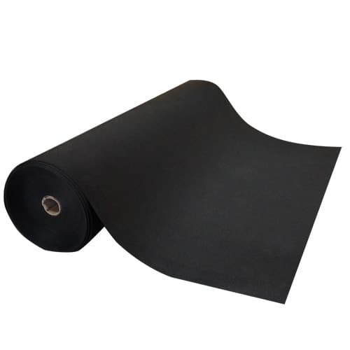 Transforming Technologies FM73X50 Conductive Vinyl Chair Mat, Full Roll, Black 36 in x  50 ft