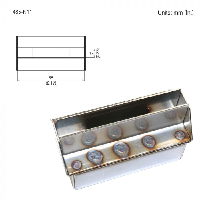 Hakko 485 - N - 11, Nozzle, 55 x 7mm, 40 Pin Connector, 485 Series MTESolutions