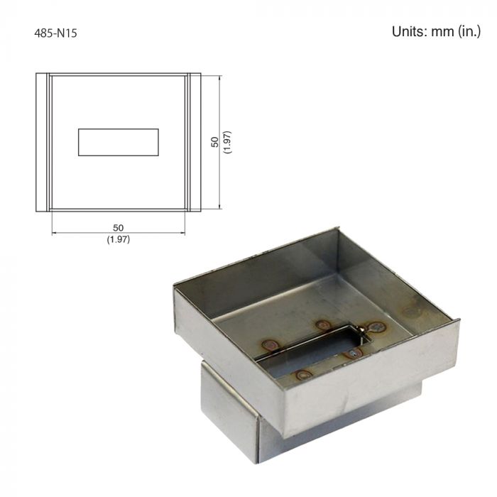 Hakko 485 - N - 15, Nozzle, 50 x 50mm, Pga 50 Pin, 485 Series MTESolutions