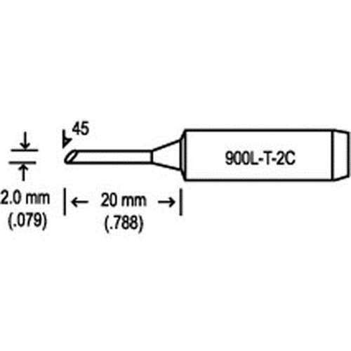 Hakko 900L - T - 2C, Replacement Hakko 900L Tip MTESolutions