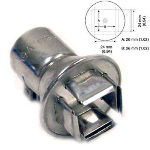 Hakko A1137B, PLCC Nozzle for 852, 850, 702; 26 x 26mm MTESolutions