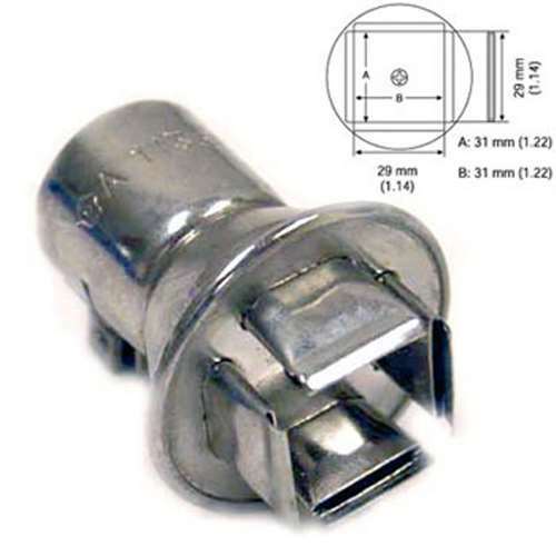 Hakko A1138B, PLCC 84 Nozzle for 850, 852, 702; 31 x 31mm MTESolutions