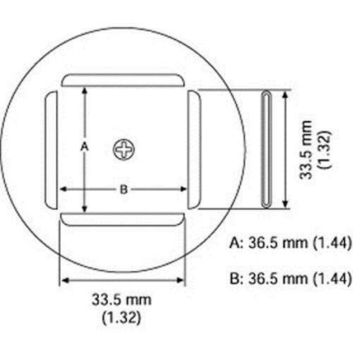 Hakko A1189B, PLCC 100 Nozzle for FR - 801, FR - 802, FR - 803; 36.5 x 36.5mm MTESolutions
