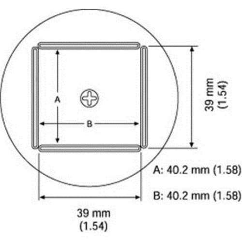 Hakko A1264B, QFP Nozzle for FR - 801, FR - 802, FR - 803; 40.4 x 40.4mm MTESolutions