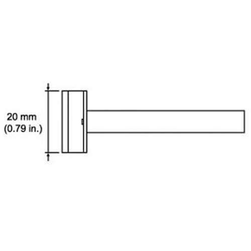 Hakko A1384, Tweezer Tips 20.0mm SOP for SMD 950, Pack of 2 MTESolutions