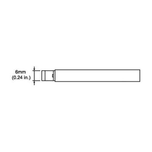 Hakko A1391, Tweezer Tips 6.0mm SOP for SMD 950 SMD, Pack of 2 MTESolutions