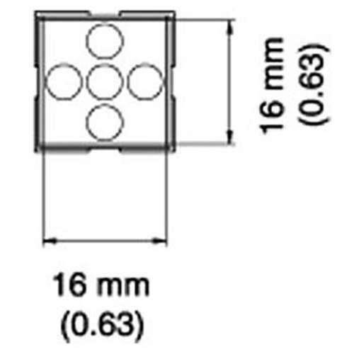 Hakko A1473, BGA Nozzle for 852; 16 x 16 x 25mm MTESolutions