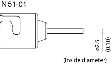 Hakko N51 - 01 Hot Air Nozzle For Fr - 810, 2.5Mm MTESolutions