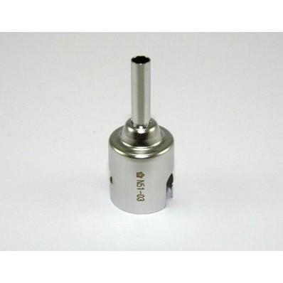 Hakko N51 - 03 Hot Air Nozzle For Fr - 810, 5.5Mm MTESolutions