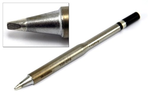 Hakko T22 - D16 Series Chisel Solder Tip, 1 6 X 12Mm For Fm2030 MTESolutions