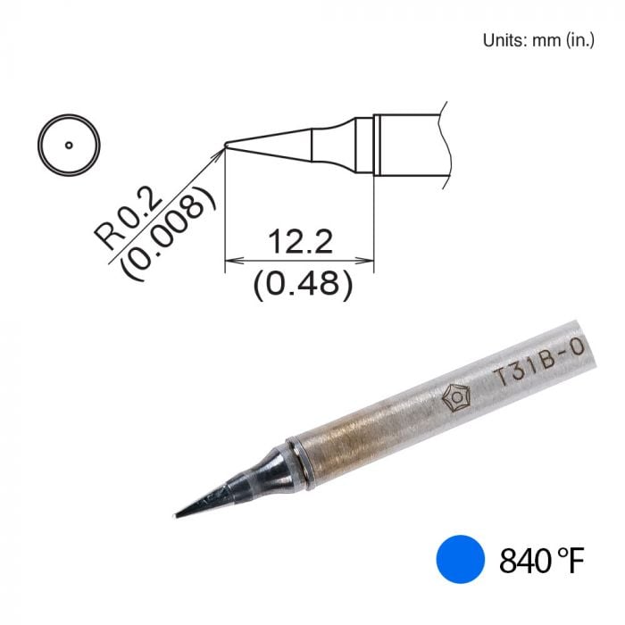 Hakko T31B - 01IL, Conical Tip MTESolutions