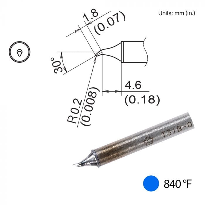 Hakko T31B - 01JS02, Bent Tip MTESolutions