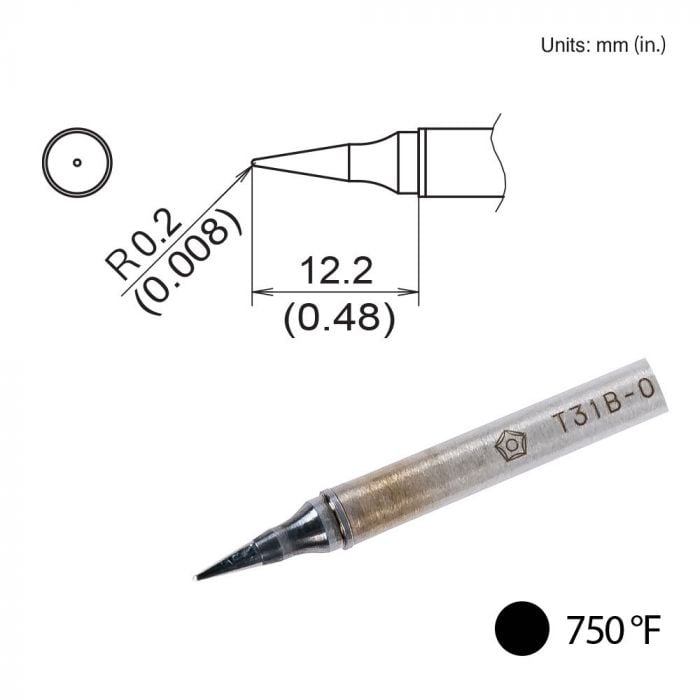 Hakko T31B - 02IL, Conical Tip MTESolutions
