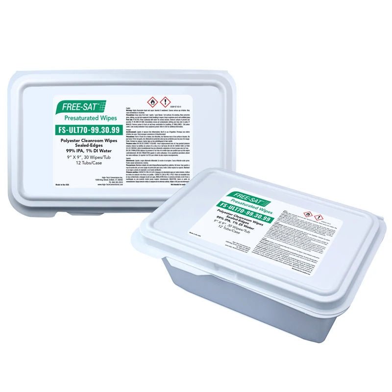 High - Tech Conversions FS - ULT70 - 99.99, Free - Sat Wipes, 99% IPA, Case of 12 Tubs MTESolutions