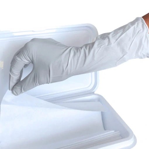 High - Tech Conversions High - Tech GLH - CRN, Bee - Safe Nitrile Gloves, ISO 5 Class 100, 12 Inch, Case of 1000 MTESolutions