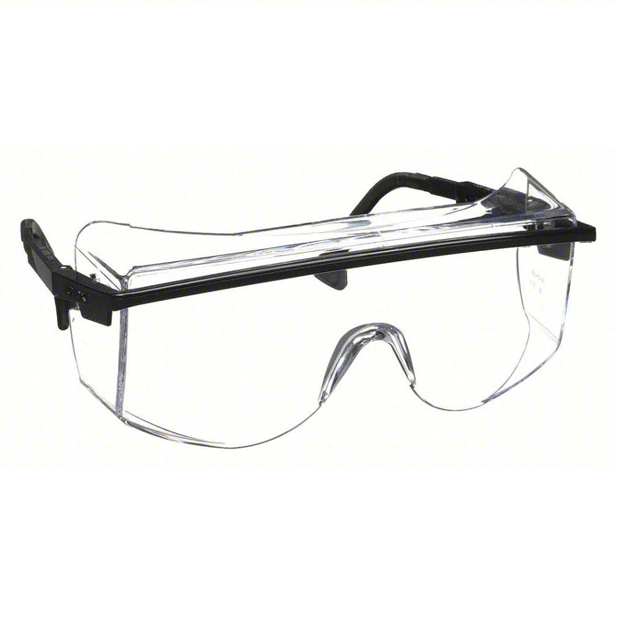 Honeywell S2500C, Uvex OTG Safety Glasses, Clear/Black, Universal Size MTESolutions