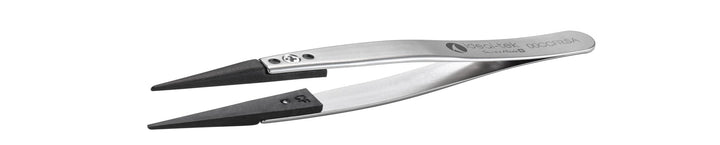 Ideal-tek 00CCFR.SA.1.IT Plastic Repl CF tip tweezers 00CCFR.SA, SS Anti-Mag, OAL 115mm, 4, 53in, (A00CF tips) MTESolutions