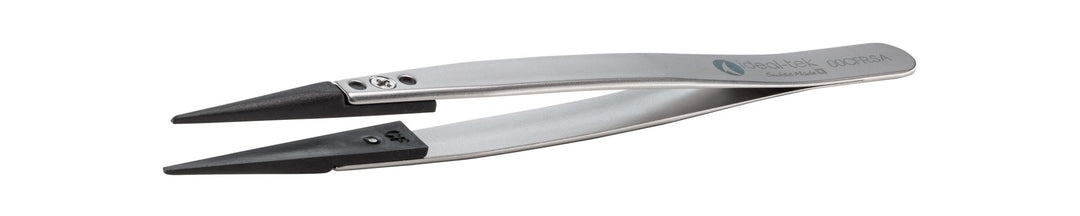 Ideal-tek 00CFR.SA.1.ITU Plastic Repl CF tip tweezers 00CFR.SA, SS Anti-Mag, OAL 130mm, 5, 12in, (A00CF tips) MTESolutions