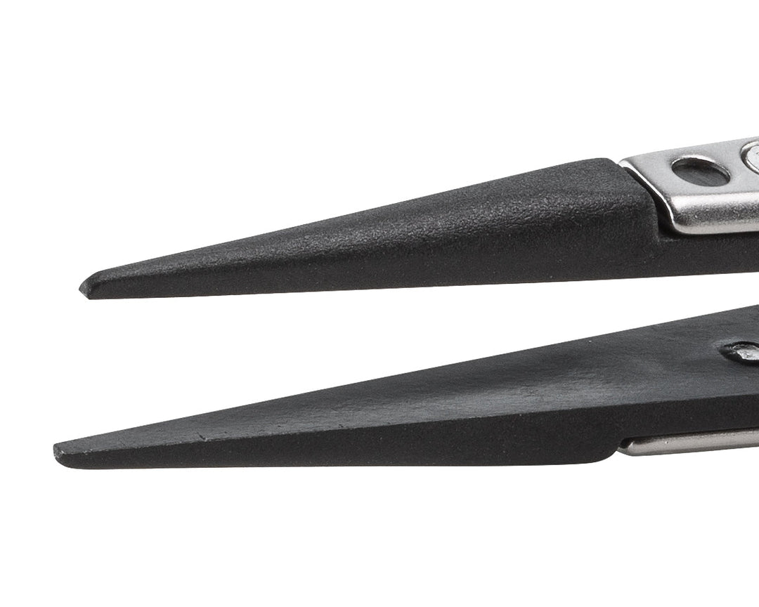 Ideal-tek 00CFR.SA.1.ITU Plastic Repl CF tip tweezers 00CFR.SA, SS Anti-Mag, OAL 130mm, 5, 12in, (A00CF tips) MTESolutions