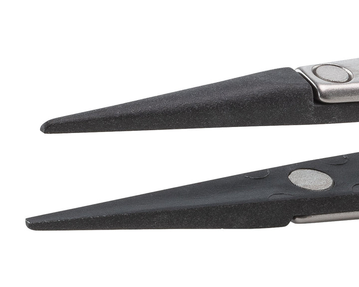 Ideal-tek 00CF.SA.1.ITU Plastic CF tip tweezers 00CF.SA, SS Anti-Mag, OAL 130mm, 5.12in MTESolutions