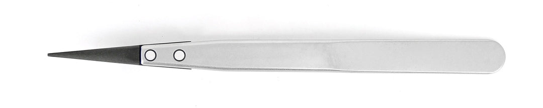 Ideal-tek 00CF.SA.1.ITU Plastic CF tip tweezers 00CF.SA, SS Anti-Mag, OAL 130mm, 5.12in MTESolutions