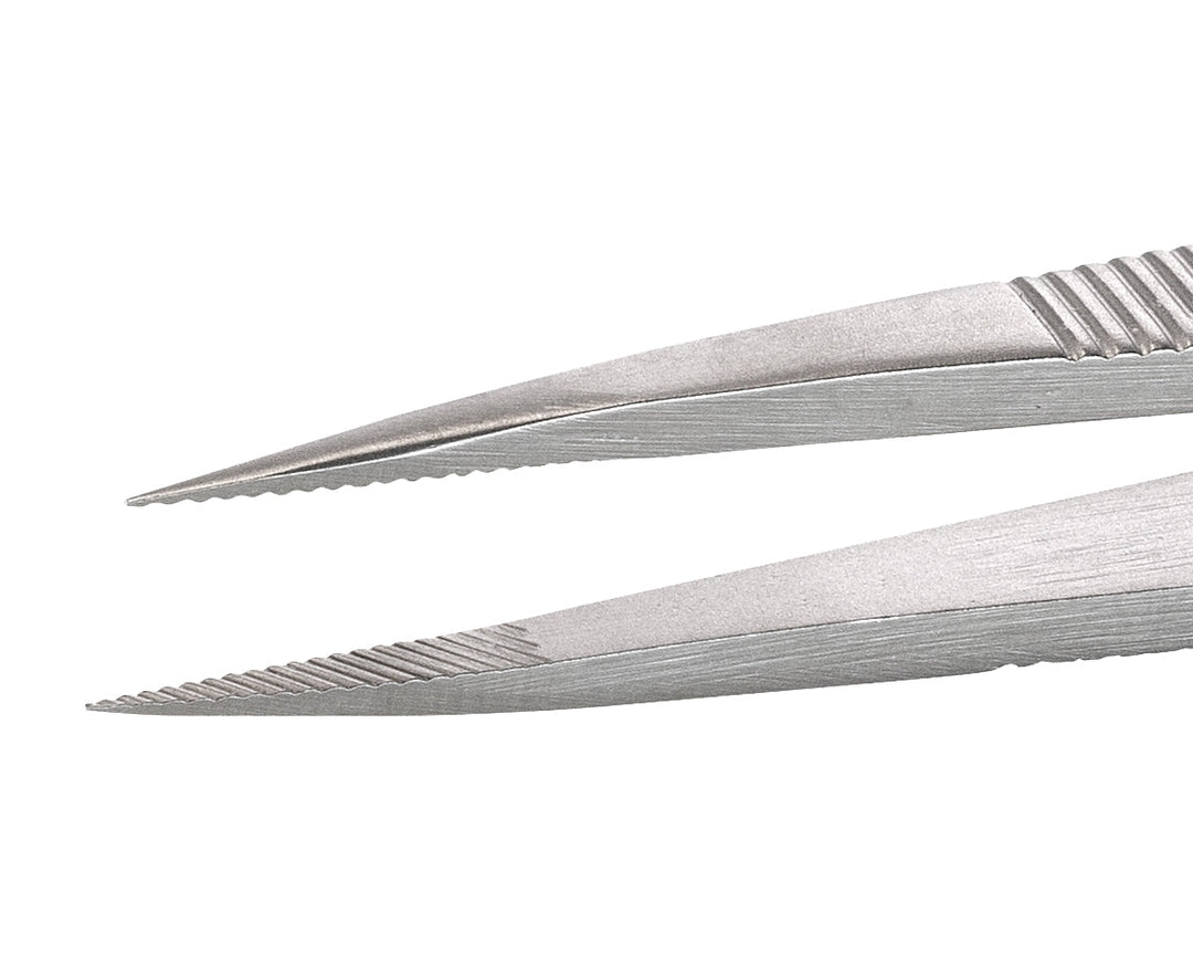 Ideal-tek 00D.SA.B.ITE Economy tweezers 00D.SA, SS Anti-Mag, OAL 120mm, 4.72in MTESolutions