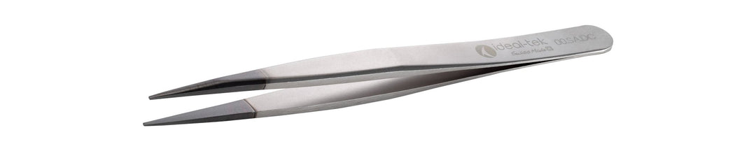 Ideal-tek 00.SA.DC.0.ITU Diamond coated tweezers 00.SA.DC, SS Anti-Mag, OAL 120mm, 4.72in MTESolutions