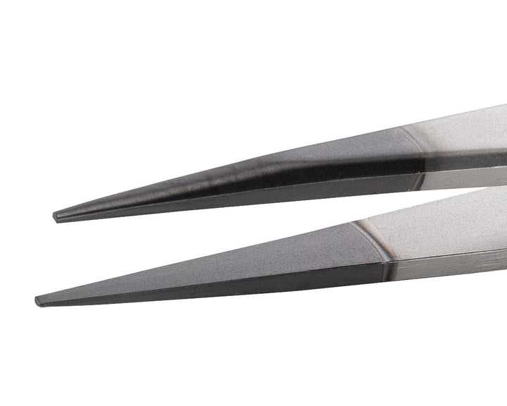 Ideal-tek 00.SA.DC.0.ITU Diamond coated tweezers 00.SA.DC, SS Anti-Mag, OAL 120mm, 4.72in MTESolutions