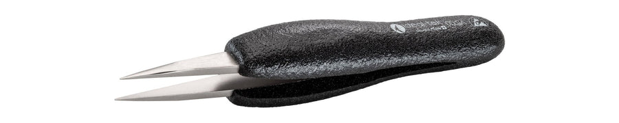 Ideal-tek 00.SA.DN.6.ITU ESD Foam Grip tweezers 00.SA.DN, SS Anti-Mag, OAL 125mm, 4.92in MTESolutions