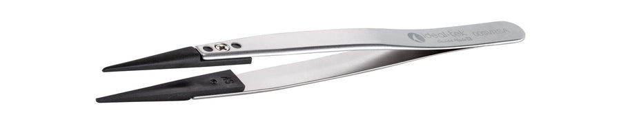 Ideal-tek 00SVR.SA.1.ITU Plastic Repl SV tip tweezers 00SVR.SA, SS Anti-Mag, OAL 130mm, 5, 12in, (A00SV tips) MTESolutions
