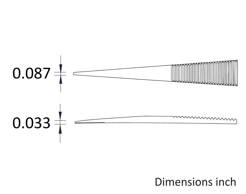 Ideal-tek 121.SA.1.ITU General Purpose tweezers 121.SA, SS Anti-Mag, OAL 160mm, 6.3in MTESolutions