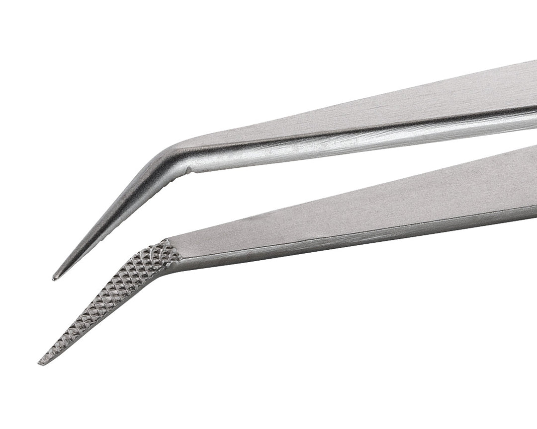 Ideal-tek 122.SA.1.ITU General Purpose tweezers 122.SA, SS Anti-Mag, OAL 150mm, 5.91in MTESolutions