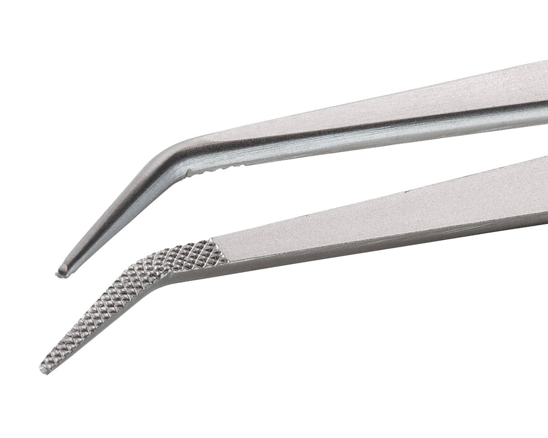 Ideal-tek 124.SA.1.ITU General Purpose tweezers 124.SA, SS Anti-Mag, OAL 150mm, 5.91in MTESolutions