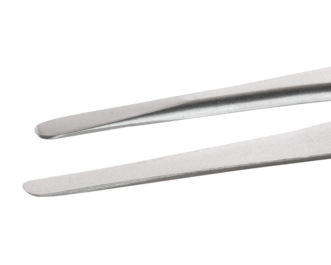 Ideal-tek 125A.SA.1.ITU Flat Tip tweezers 125A.SA, SS Anti-Mag, OAL 120mm, 4.72in MTESolutions