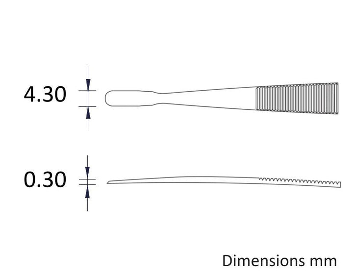 Ideal-tek 125.SA.1.ITU Flat Tip tweezers 125.SA, SS Anti-Mag, OAL 120mm, 4.72in MTESolutions