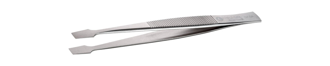 Ideal-tek 127.SA.1.ITU Flat Tip tweezers 127.SA, SS Anti-Mag, OAL 105mm, 4.13in MTESolutions