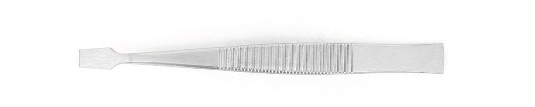 Ideal-tek 128.SA.1.ITU Flat Tip tweezers 128.SA, SS Anti-Mag, OAL 105mm, 4.13in MTESolutions