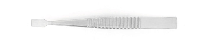 Ideal-tek 128.SA.1.ITU Flat Tip tweezers 128.SA, SS Anti-Mag, OAL 105mm, 4.13in MTESolutions