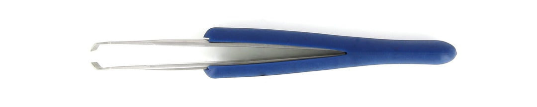 Ideal-tek 14A.C.DR.0.ITU ESD Rubber Grip Cutting tweezers 14A.DR, Carbon Steel, OAL 115mm, 4.53in MTESolutions