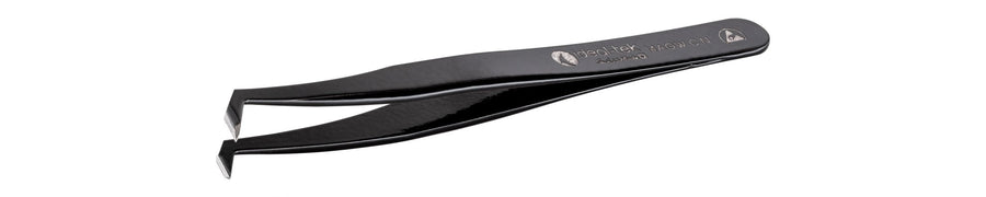 Ideal-tek 14AGW.C.N.0.ITU ESD Fully Epoxy Coated tweezers 14AGW.N, Carbon Steel, OAL 115mm, 4.53in MTESolutions