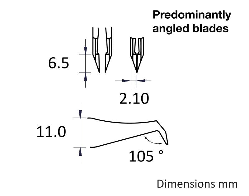 Ideal-tek 14AGW.C.N.0.ITU ESD Fully Epoxy Coated tweezers 14AGW.N, Carbon Steel, OAL 115mm, 4.53in MTESolutions
