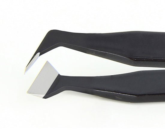 Ideal-tek 15A.C.N.0.ITU ESD Epoxy Coated Cutting tweezers 15A.N, Carbon Steel, OAL 120mm, 4.72in MTESolutions