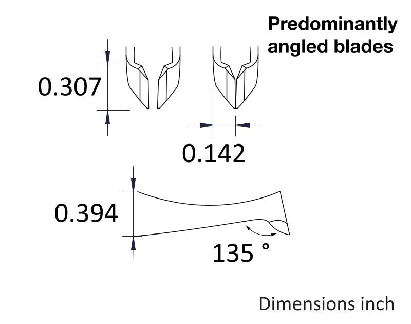 Ideal-tek 15AGSM.C.0.IT High Precision Cutting tweezers 15AGSM, Carbon Steel, OAL: 115mm, 4.53in MTESolutions