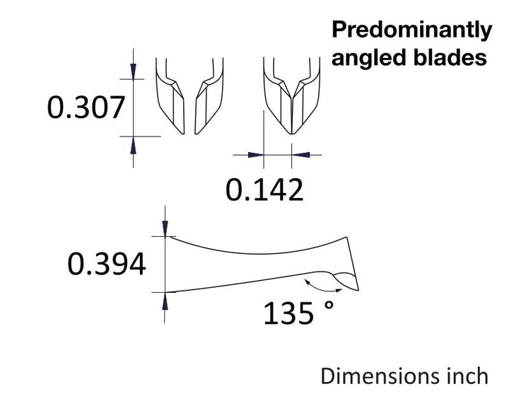 Ideal-tek 15AGSM.C.0.IT High Precision Cutting tweezers 15AGSM, Carbon Steel, OAL: 115mm, 4.53in MTESolutions